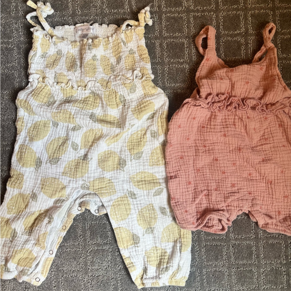 Baby Clothes Emily and Oliver Overalls